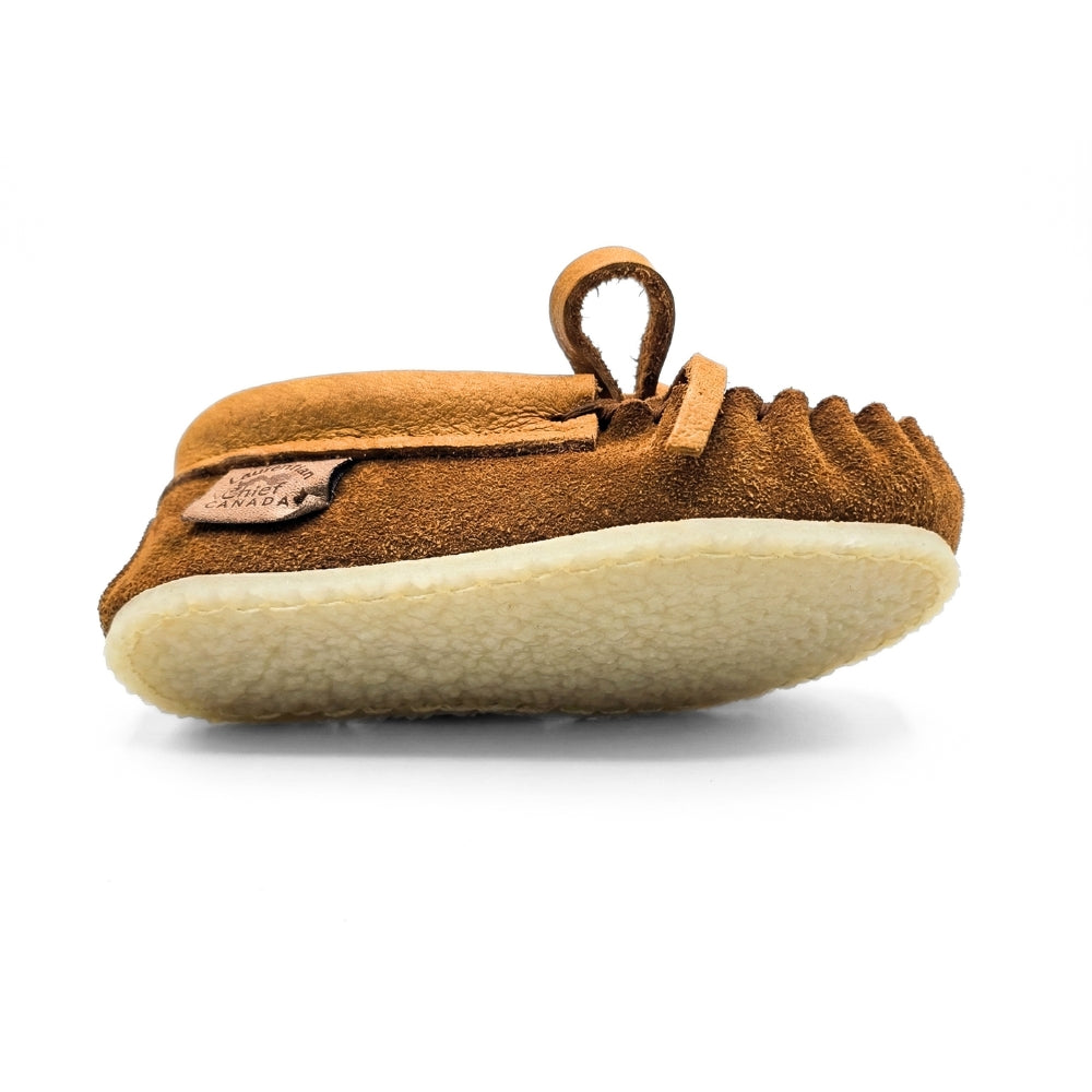 Kids [6] Genuine Moose Hide Moccasins | Laurentian Chief