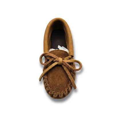 Kids [6] Genuine Moose Hide Moccasins | Laurentian Chief