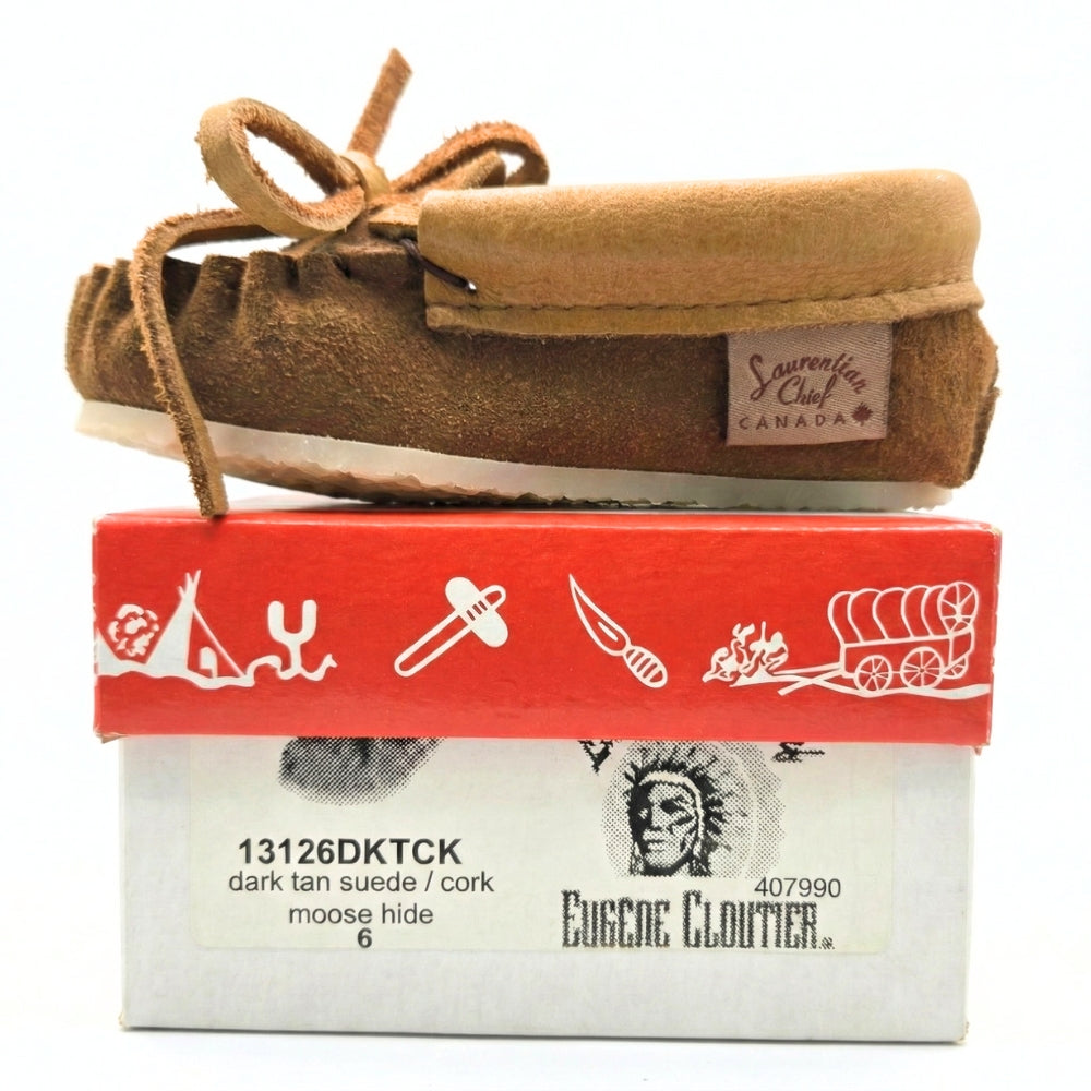 Kids [6] Genuine Moose Hide Moccasins | Laurentian Chief