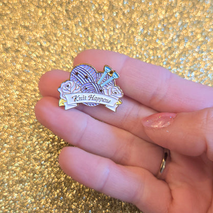 Knit Happens | Collectible Pin