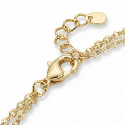 Layered Gold Boho Feather | Anklet