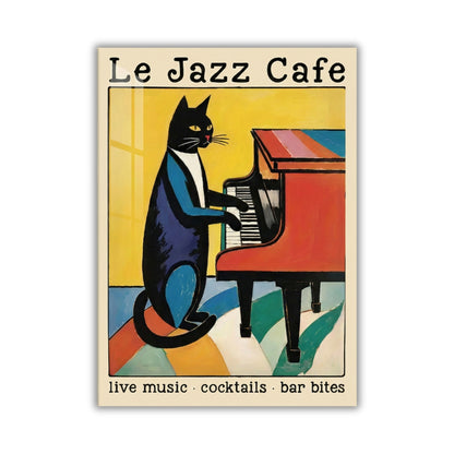 Le Jazz Café | Canvas Art Print