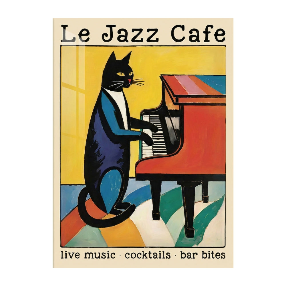 Le Jazz Café | Canvas Art Print