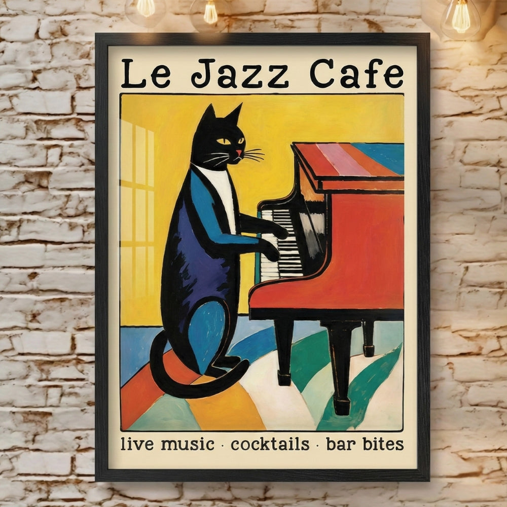 Le Jazz Café | Canvas Art Print