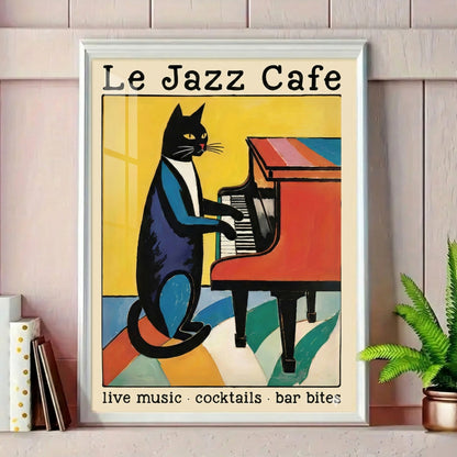 Le Jazz Café | Canvas Art Print