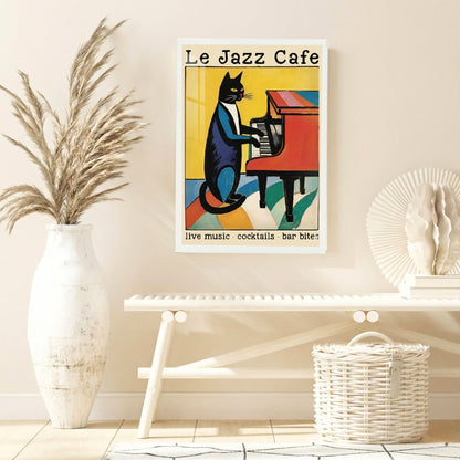 Le Jazz Café | Canvas Art Print