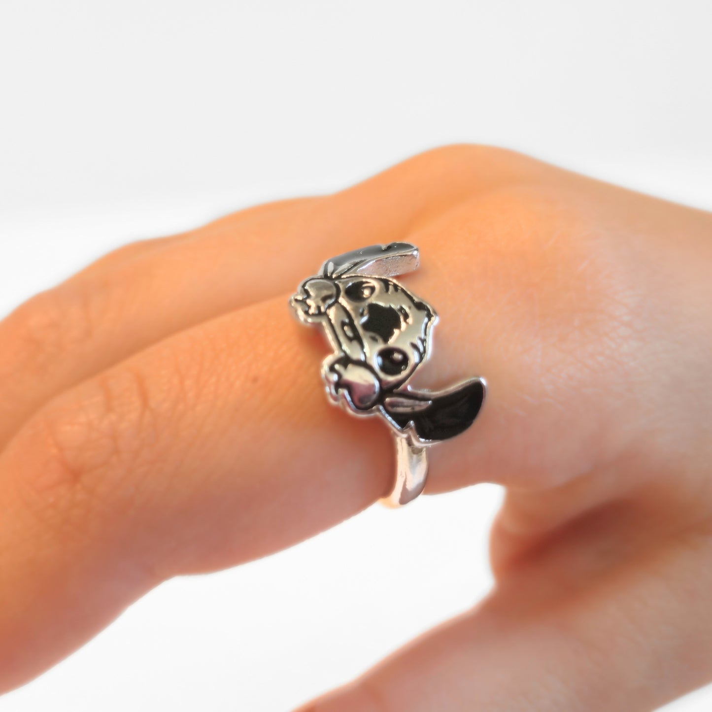 Lilo & Stitch | Silver Stitch Ring