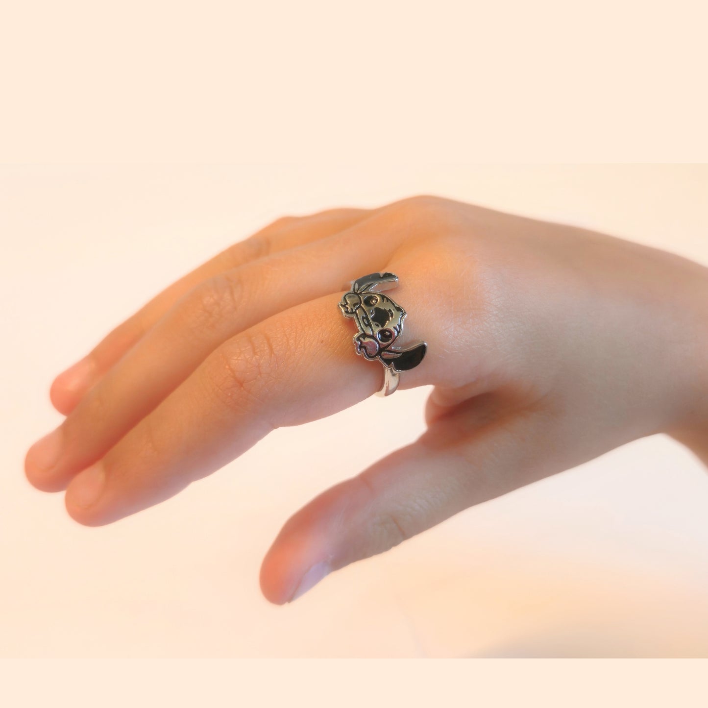 Lilo & Stitch | Silver Stitch Ring