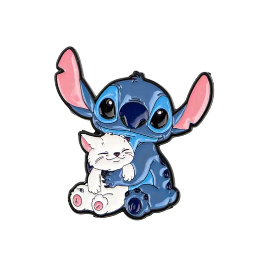 Lilo & Stitch - Stitch With Kitty | Collectible Pin
