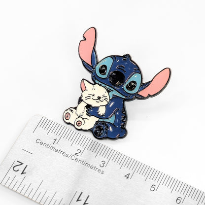 Lilo & Stitch - Stitch With Kitty | Collectible Pin