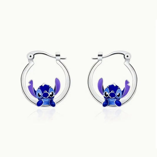 Lilo & Stitch | Silver Stitch Earrings