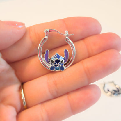 Lilo & Stitch | Silver Stitch Earrings