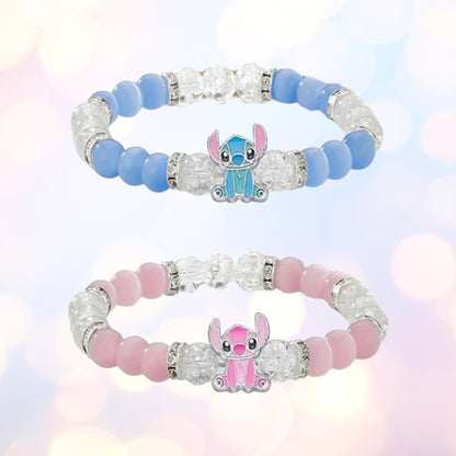 Lilo & Stitch Beaded Glitter Bracelet