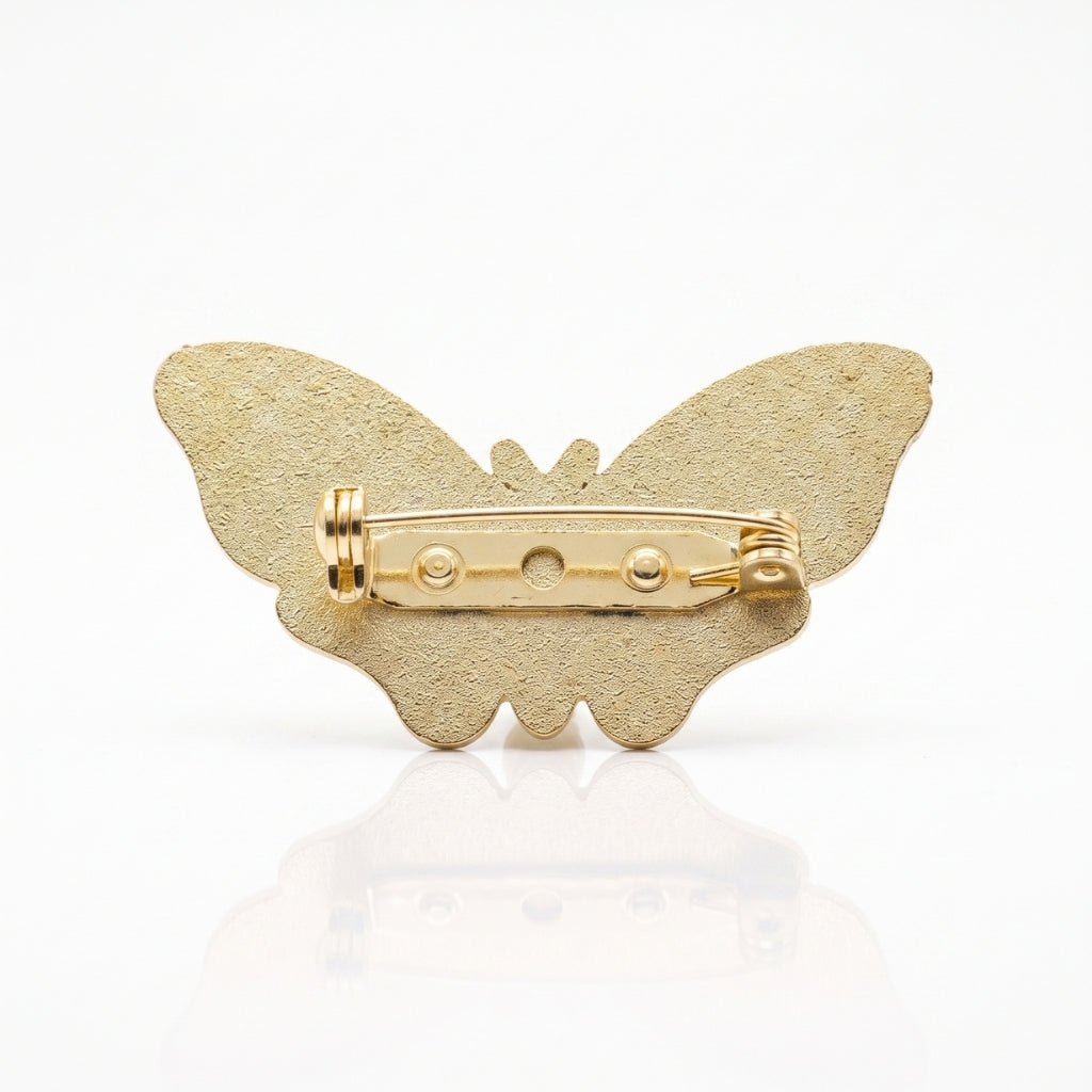 Lily of the Valley Green Moth | Brooch