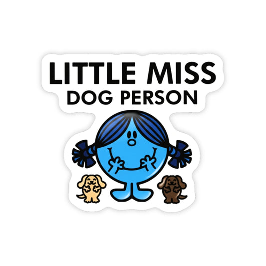 Little Miss Dog Person | Vinyl Sticker
