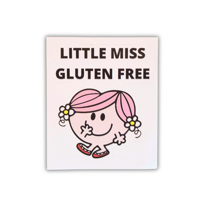 Little Miss Gluten Free | Window Sticker