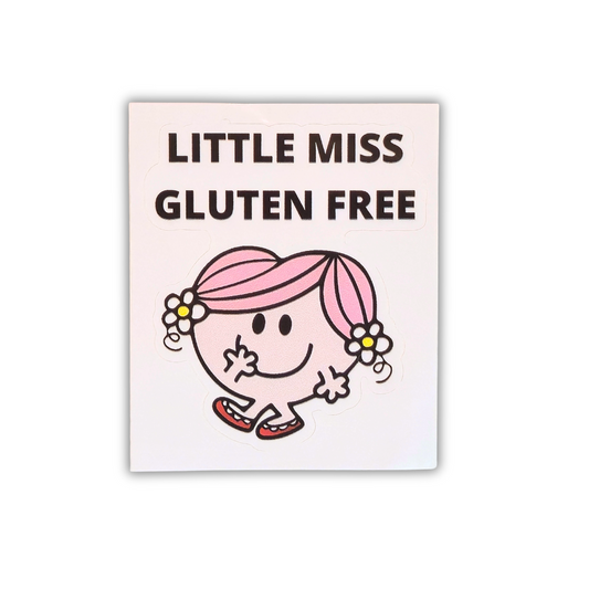 Little Miss Gluten Free | Window Sticker