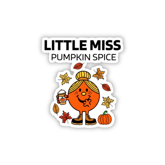 Little Miss Pumpkin Spice | Vinyl Sticker
