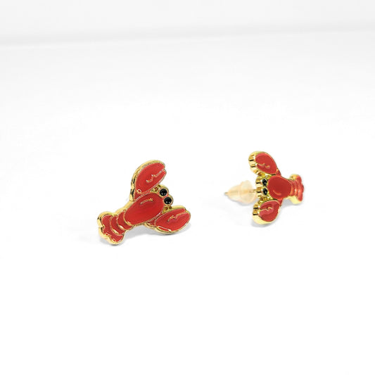 Lobster Stud Earrings