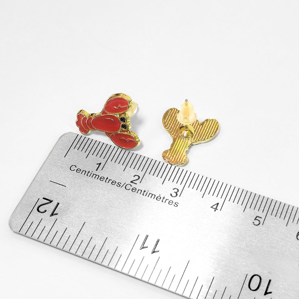 Lobster Stud Earrings