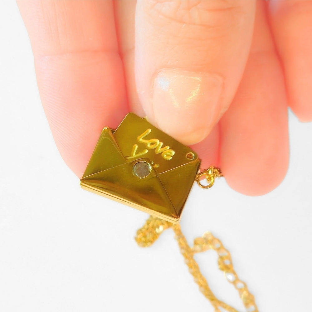 Love Letter Locket Necklace