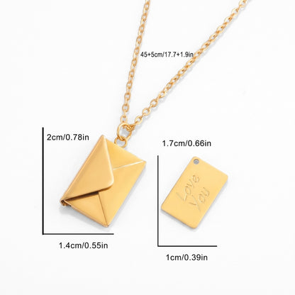 Love Letter Locket [Gold] | Necklace