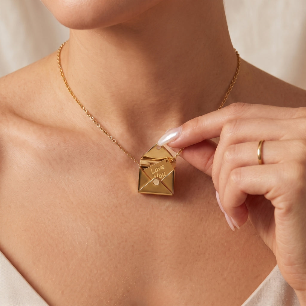 Love Letter Locket [Gold] | Necklace