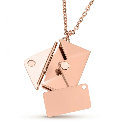 Love Letter Locket [Rose Gold] | Necklace
