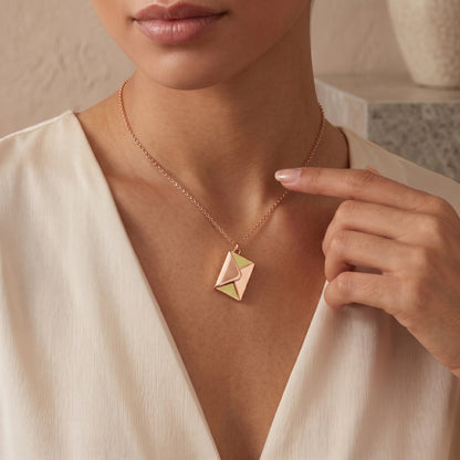 Love Letter Locket [Rose Gold] | Necklace