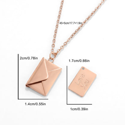 Love Letter Locket [Rose Gold] | Necklace
