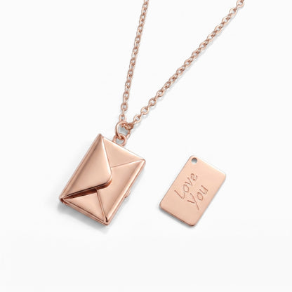 Love Letter Locket [Rose Gold] | Necklace