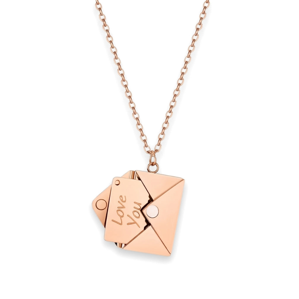 Love Letter Locket [Rose Gold] | Necklace