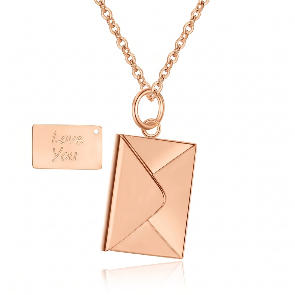 Love Letter Locket [Rose Gold] | Necklace