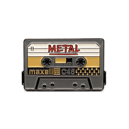Cassette audio - Mix MÉTAL | Pin de collection