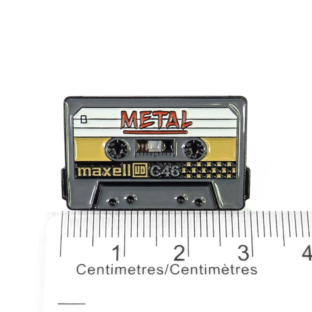 Cassette audio - Mix MÉTAL | Pin de collection