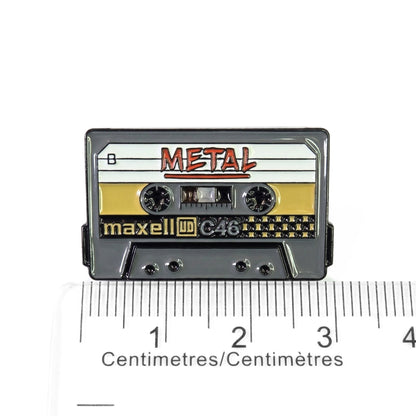 Cassette audio - Mix MÉTAL | Pin de collection
