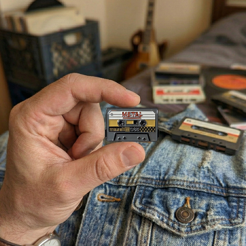 Cassette audio - Mix MÉTAL | Pin de collection