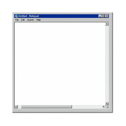 MS Notepad Novelty Notepad