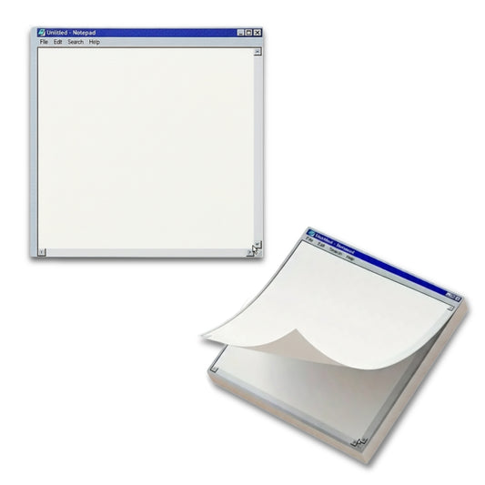 MS Notepad Novelty Notepad