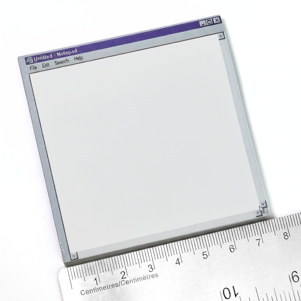 MS Notepad Novelty Notepad
