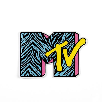 MTV Logo [Retro Blue] | Vinyl Sticker