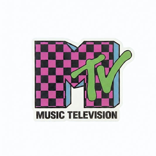 MTV Vintage Checkered Logo | Vinyl Sticker