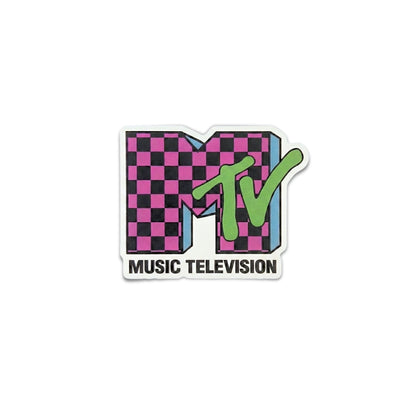 MTV Vintage Checkered Logo | Vinyl Sticker