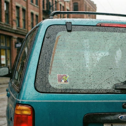 MTV Vintage Checkered Logo | Vinyl Sticker