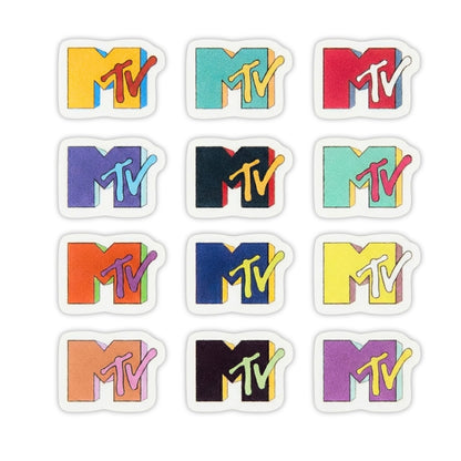 MTV Mini Vintage Logo Set | Vinyl Sticker