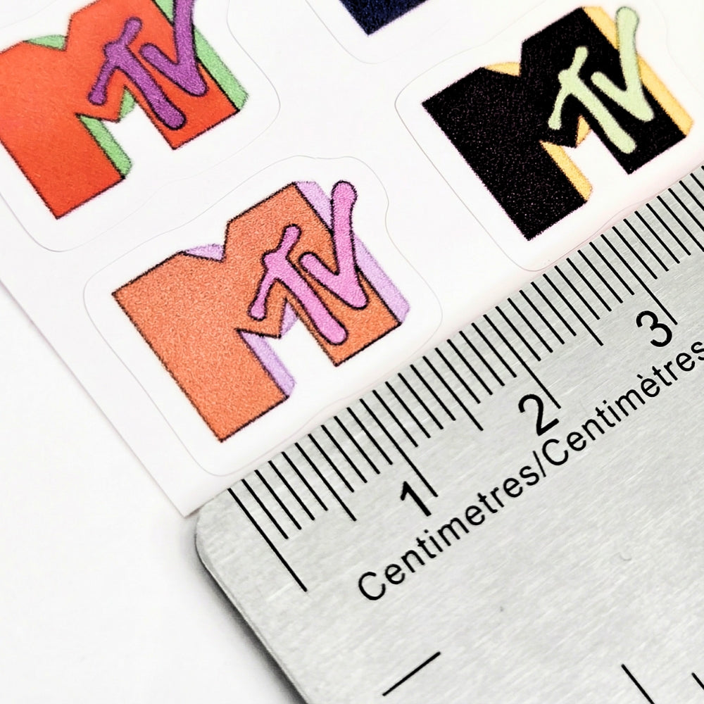MTV Mini Vintage Logo Set | Vinyl Sticker