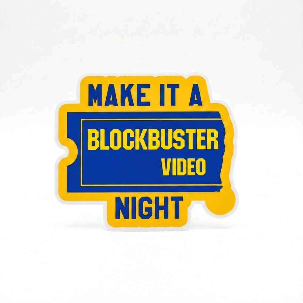 Make It a Blockbuster Video Night | Vinyl Sticker