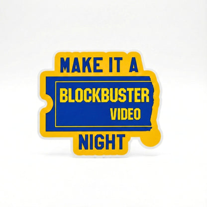 Make It a Blockbuster Video Night | Vinyl Sticker