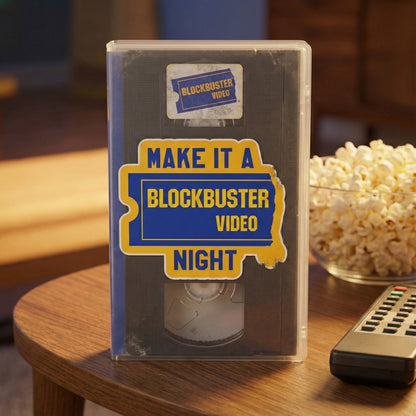 Make It a Blockbuster Video Night | Vinyl Sticker