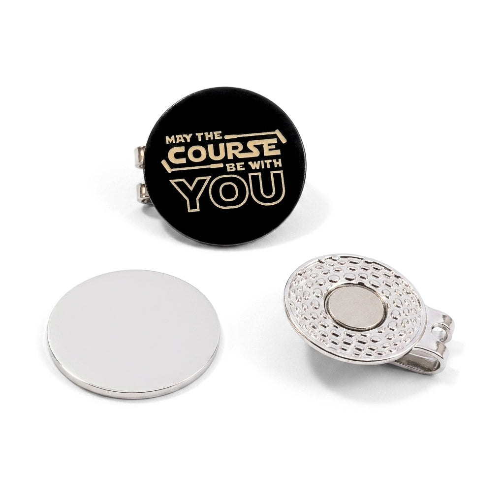 May the Course Be With You | Golf Ball Marker & Clip